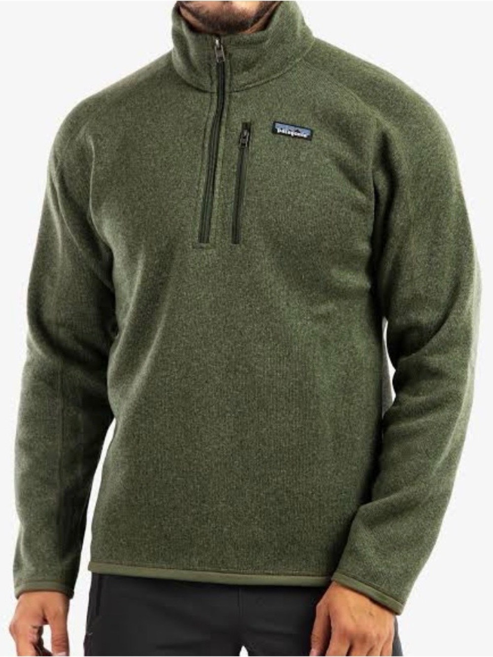 NWOT Patagonia Better Sweater 1/4 Zip Fleece Pullover Jacket Green Men Medium